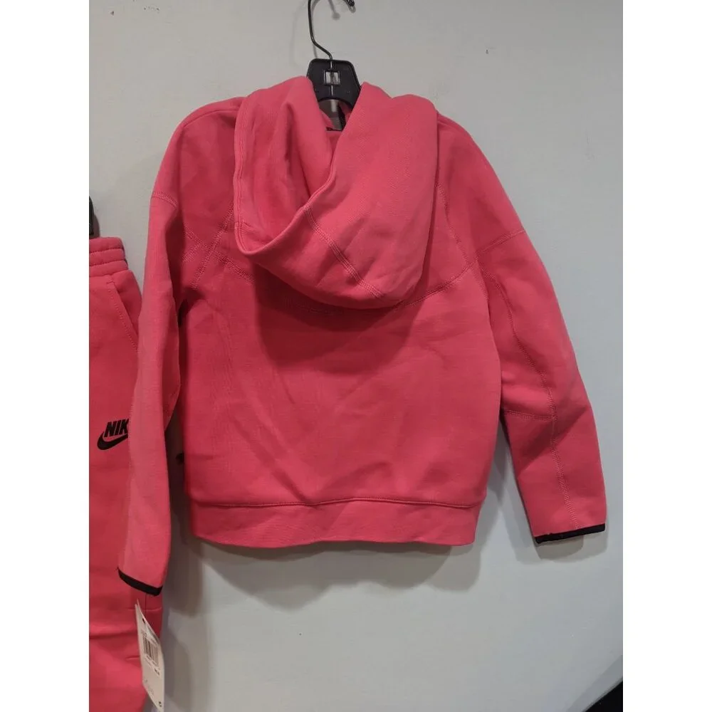 Nike Tech Girls 2 Piece Set Full-Zip Set Aster Pink Size 6X NEW WITH TAGS! - Picture 6 of 12